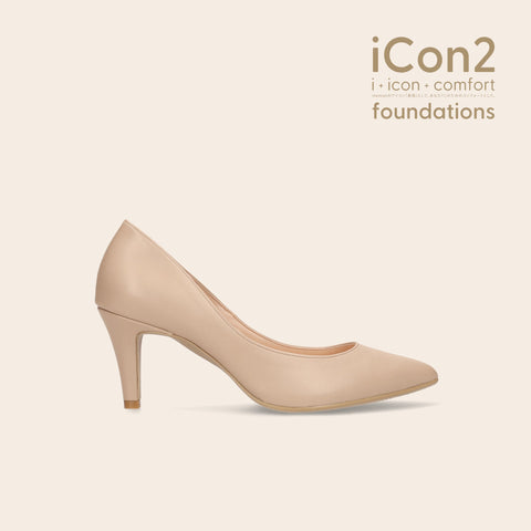 iCon2 Foundations 2024：ポインテッドトゥ パンプス（F7203）モイストシフォン/mamian（マミアン）