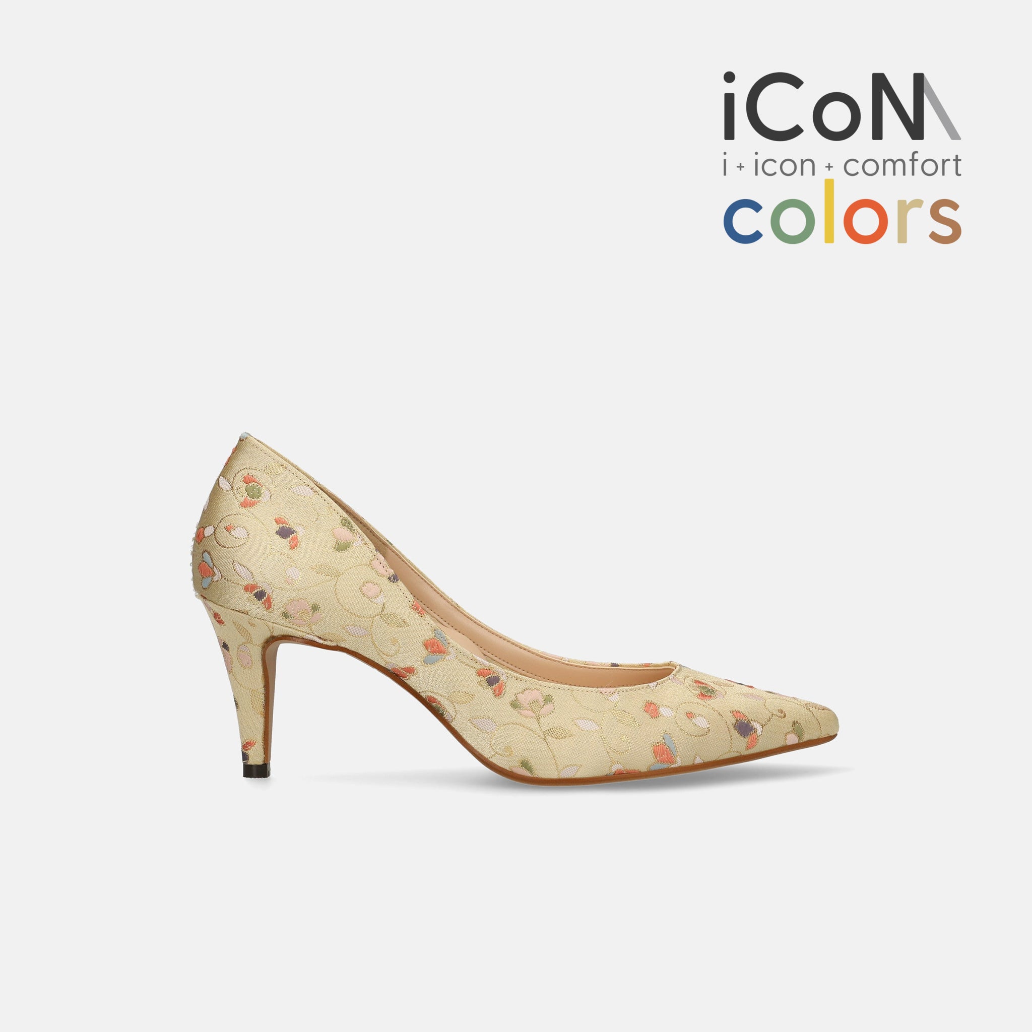 30%OFF：iCoN COLORS：ポインテッドトゥ エナメル パンプス（C76531