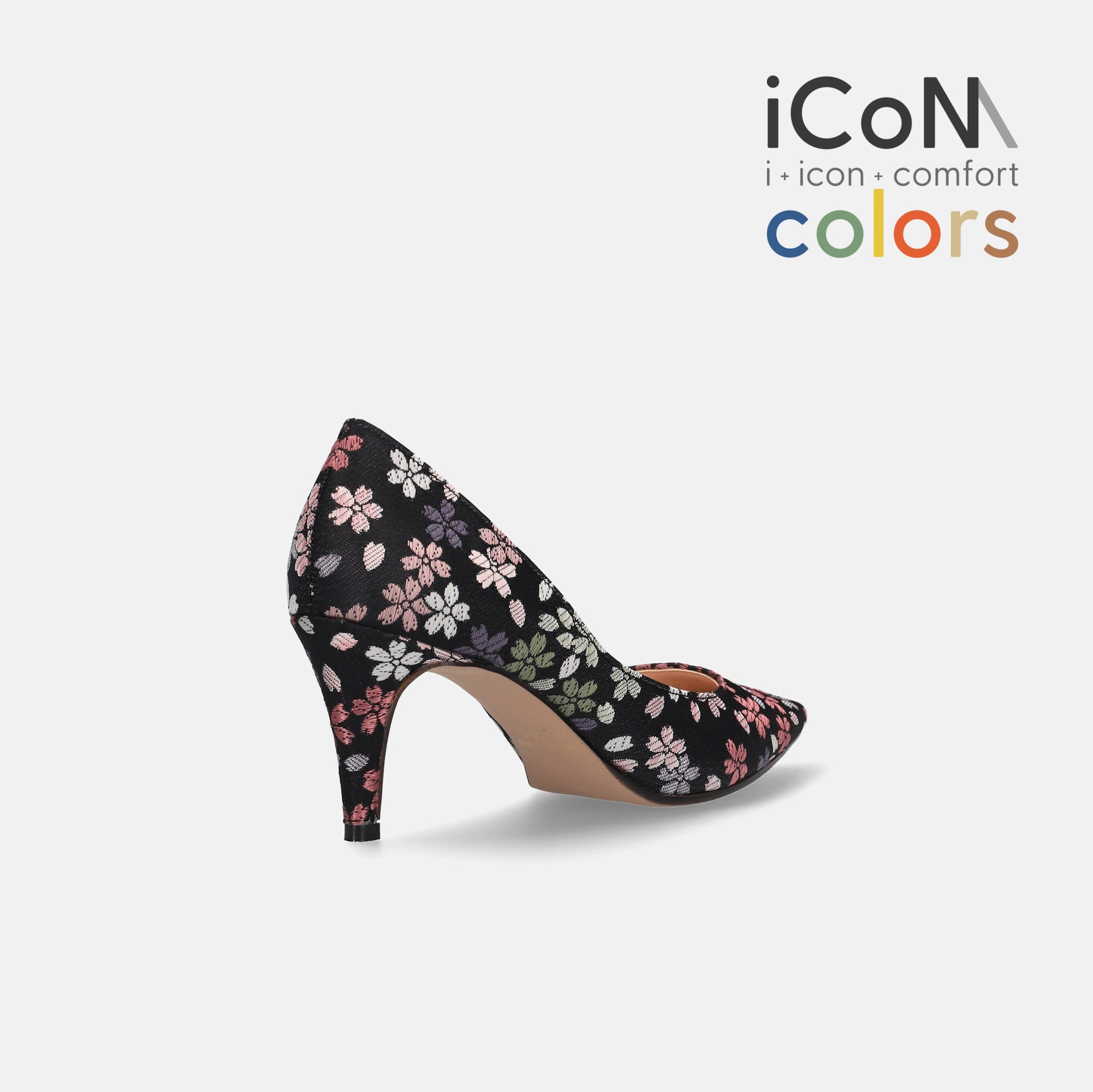 30%OFF：iCoN COLORS：ポインテッドトゥ エナメル パンプス（C76531