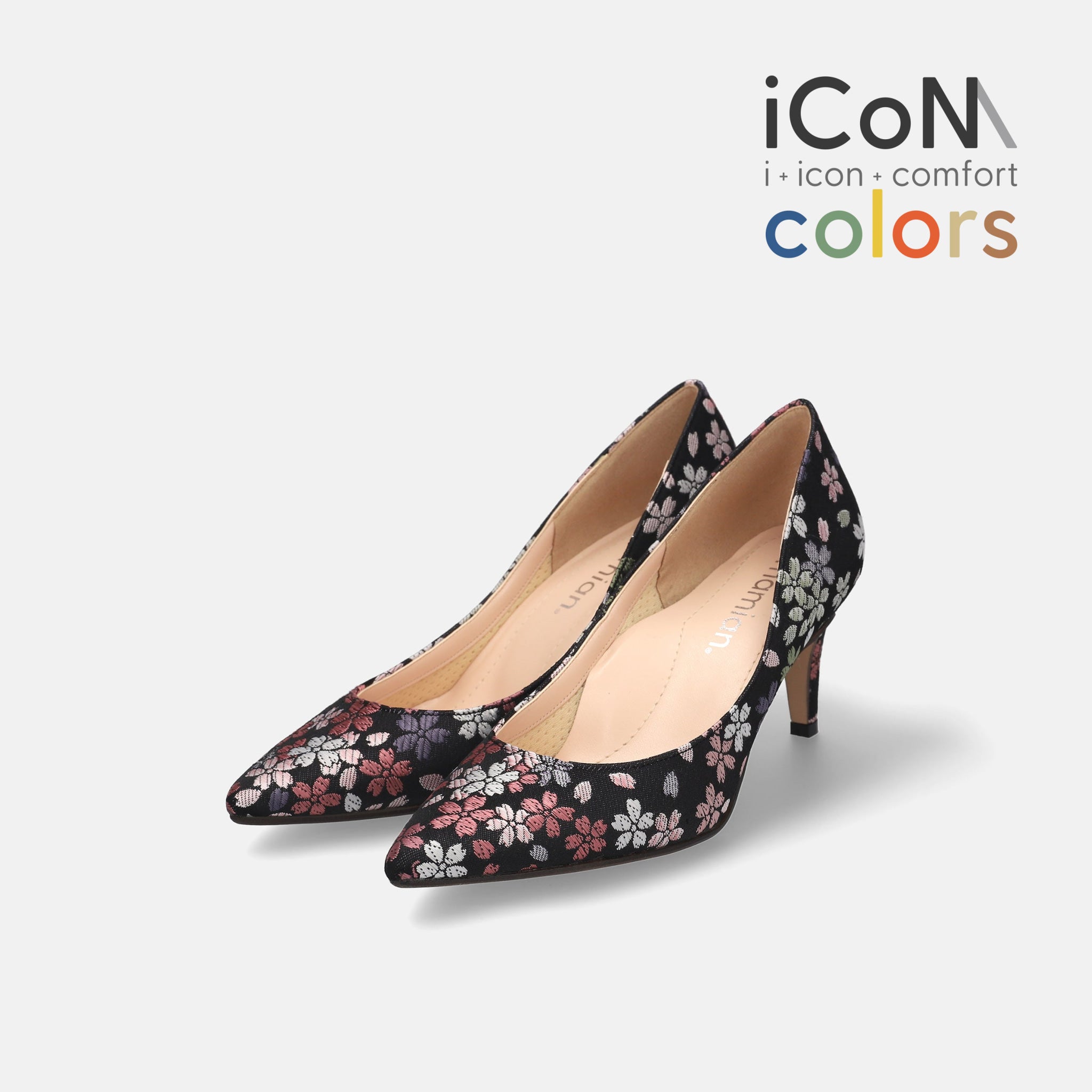 30%OFF：iCoN COLORS：ポインテッドトゥ スエード パンプス（C76532
