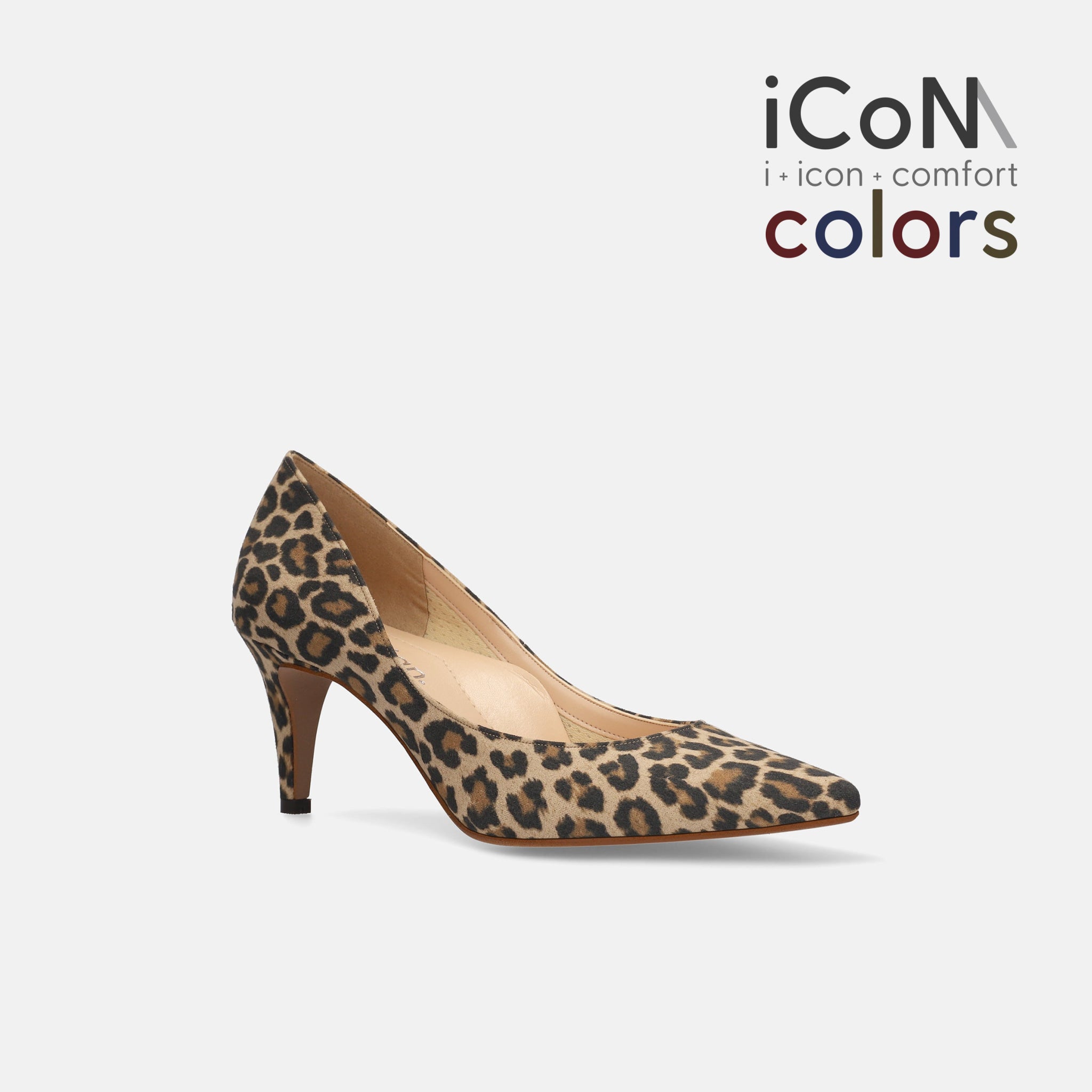 30%OFF：iCoN COLORS：ポインテッドトゥ スエード パンプス（C76532