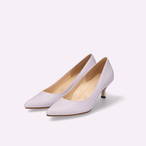 30%OFF：iCoN COLORS：ポインテッドトゥ スムース パンプス（C57173）ラベンダー/mamian（マミアン）
