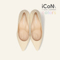 30%OFF：iCoN COLORS：ポインテッドトゥ スムース パンプス（C76533）チャイ/mamian（マミアン）
