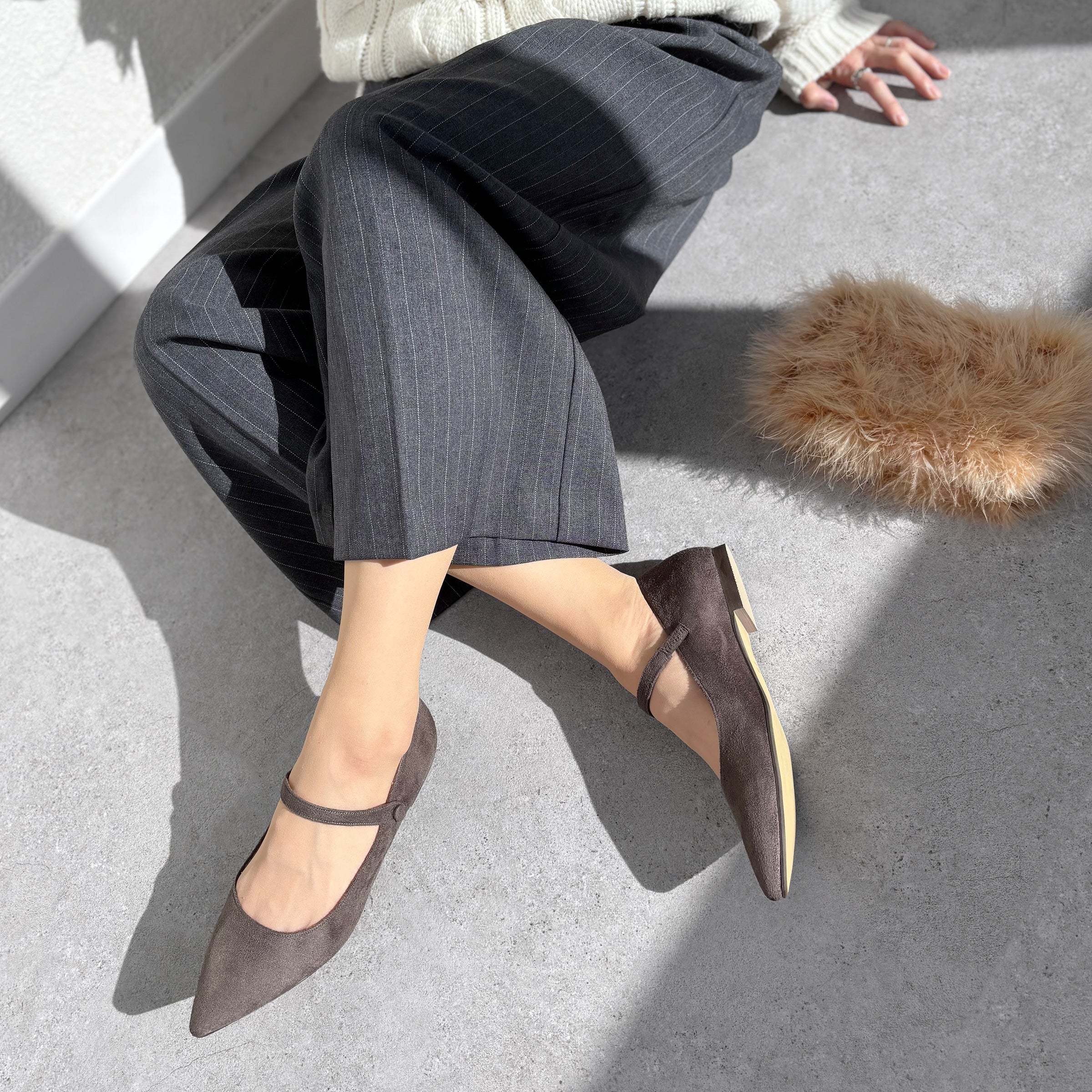 メリー フリルメッシュスニーカーサンダル[品番：MKSW0057609]｜merry