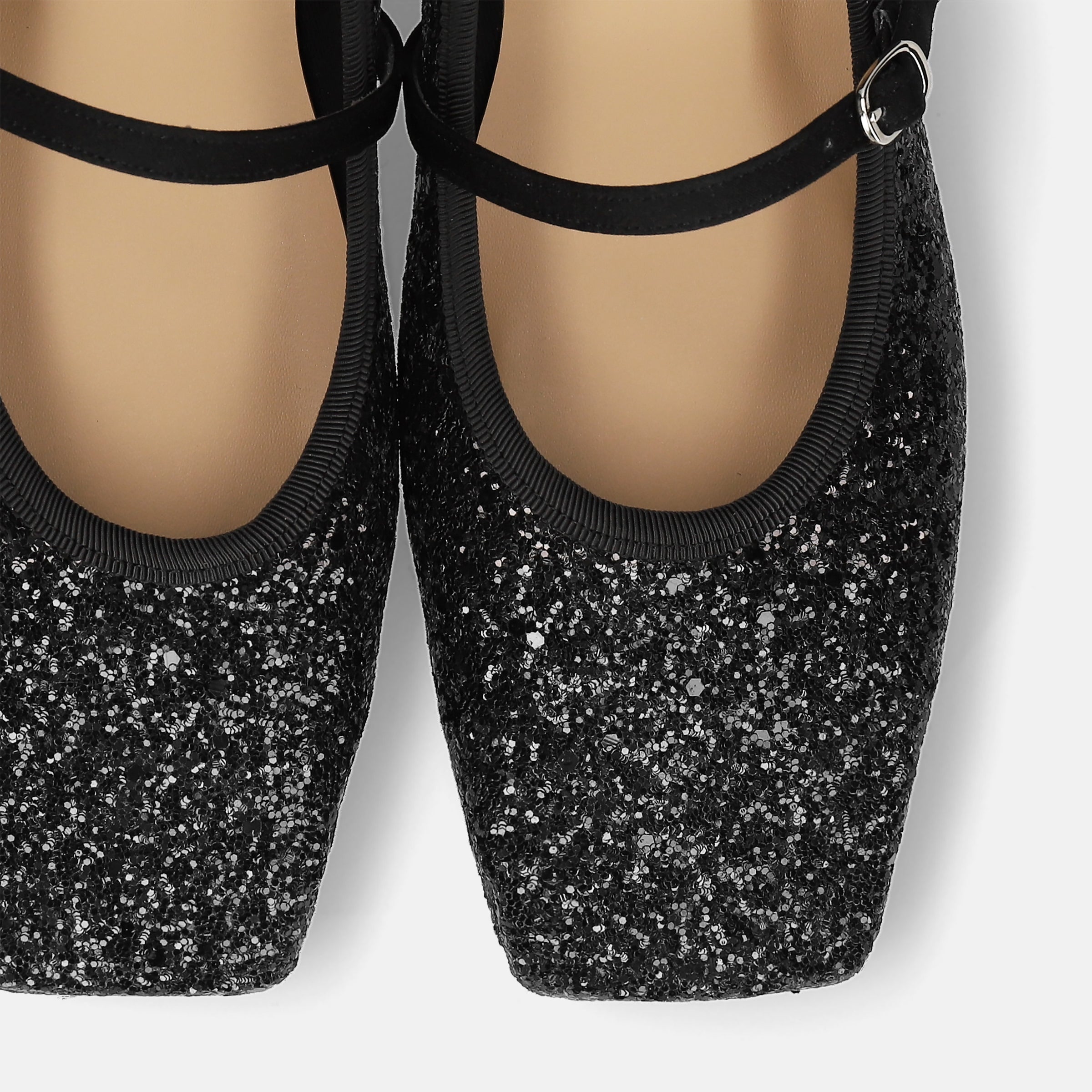 予約：2025AW：スクエアトゥ メリージェーン フラット（m10310