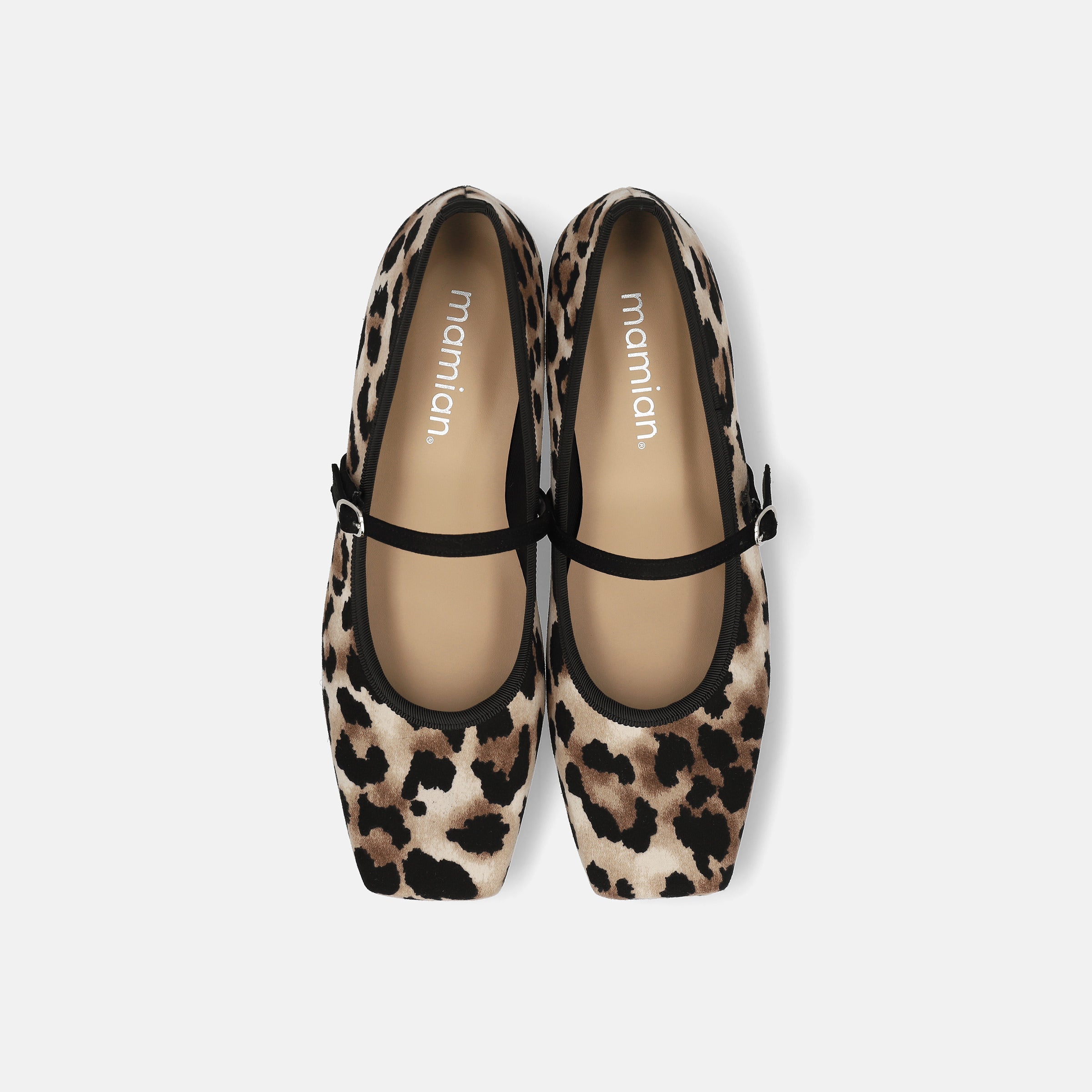 予約：2025AW：スクエアトゥ メリージェーン フラット（m10310