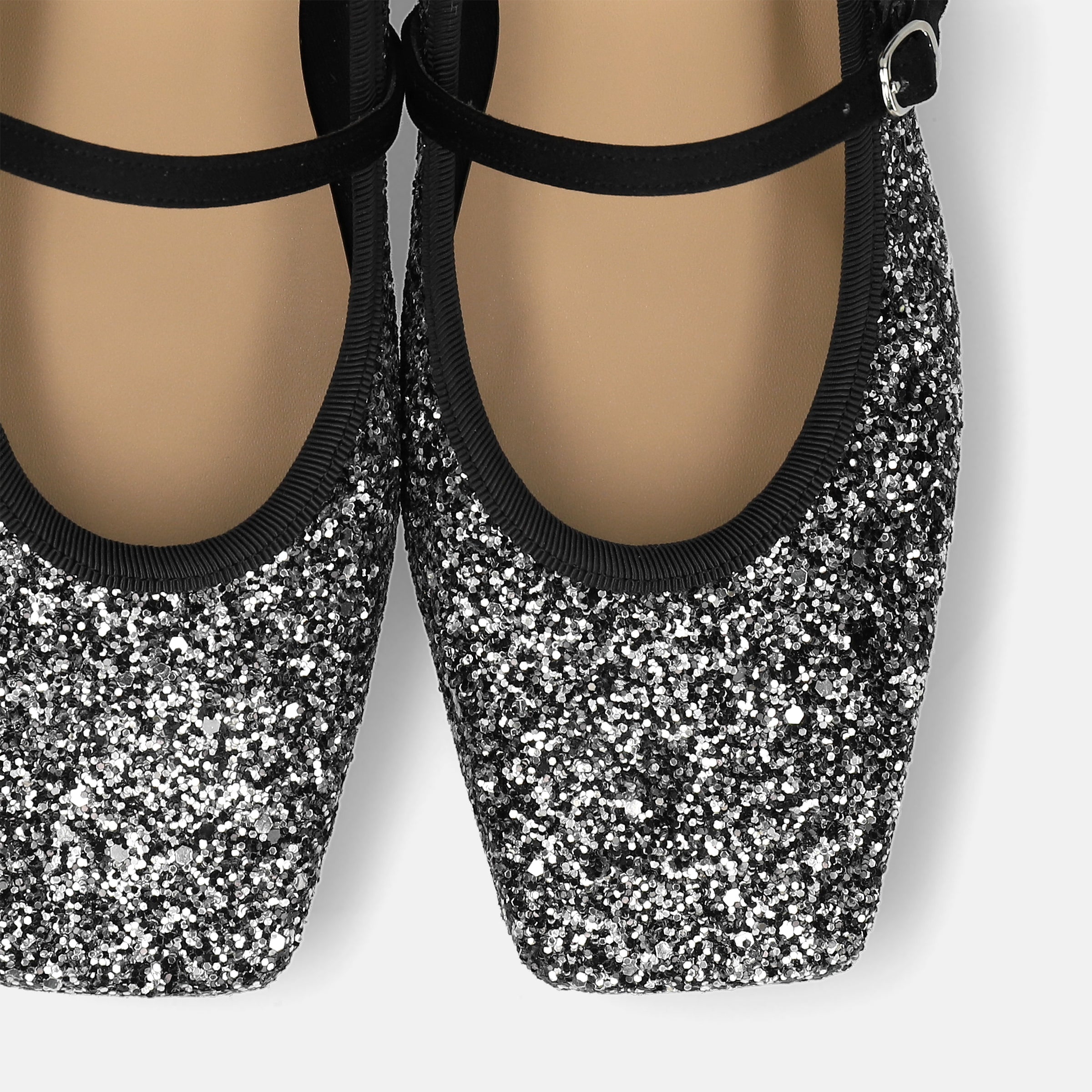 予約：2025AW：スクエアトゥ メリージェーン フラット（m10310