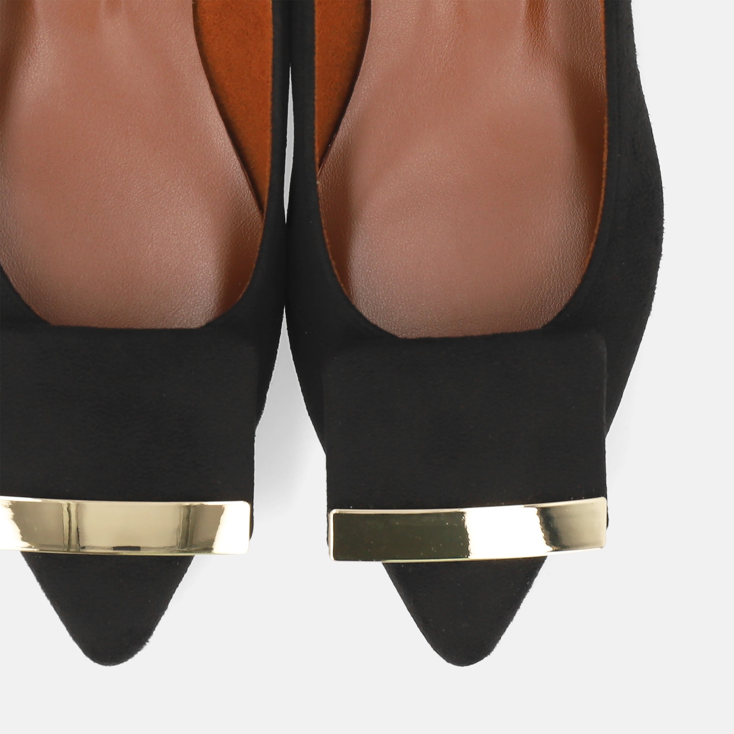 2025AW：アクセントバックル フラットシューズ（m17006）ブラックS