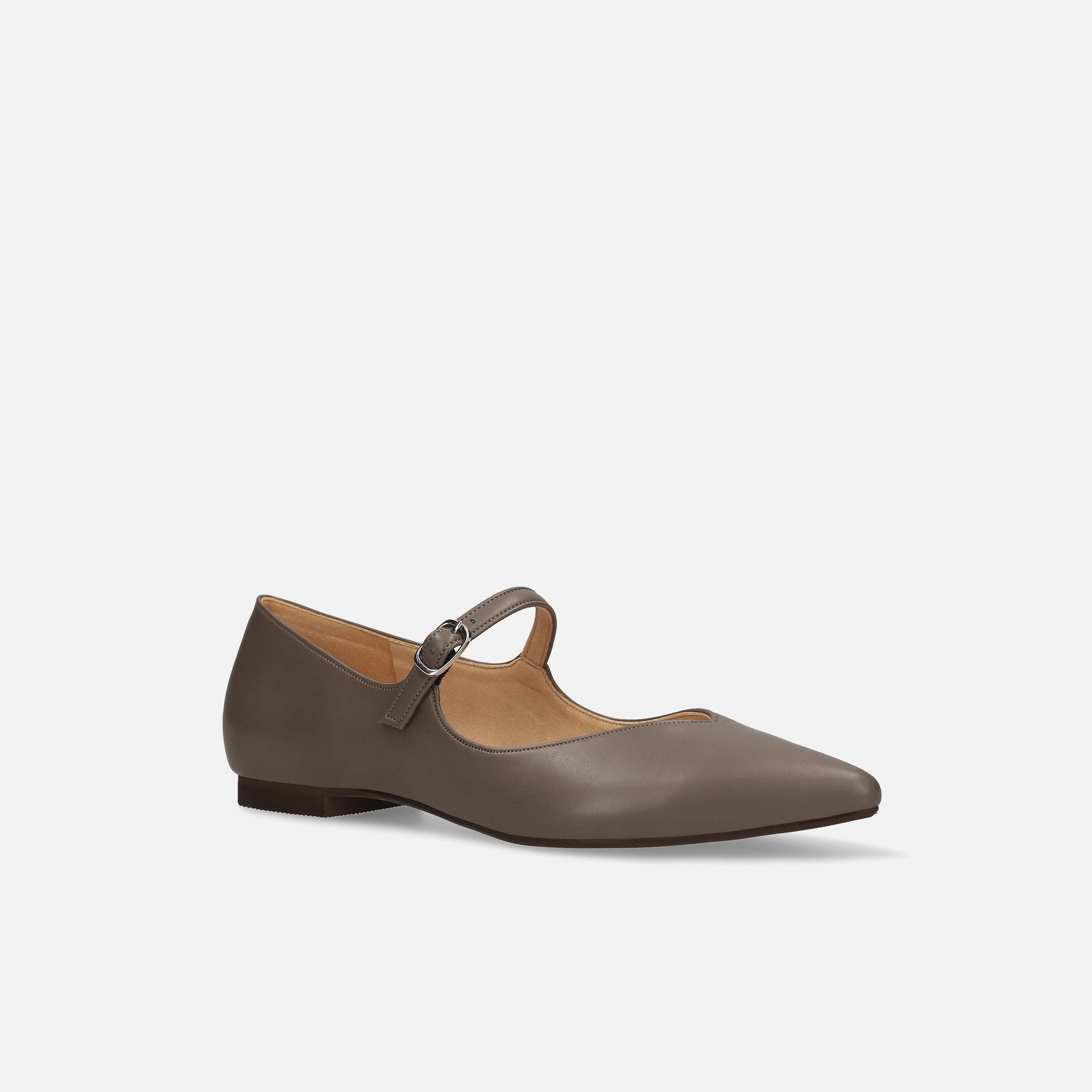 ラストワン15%OFF：Vカット メリージェーン フラットシューズ（m17018