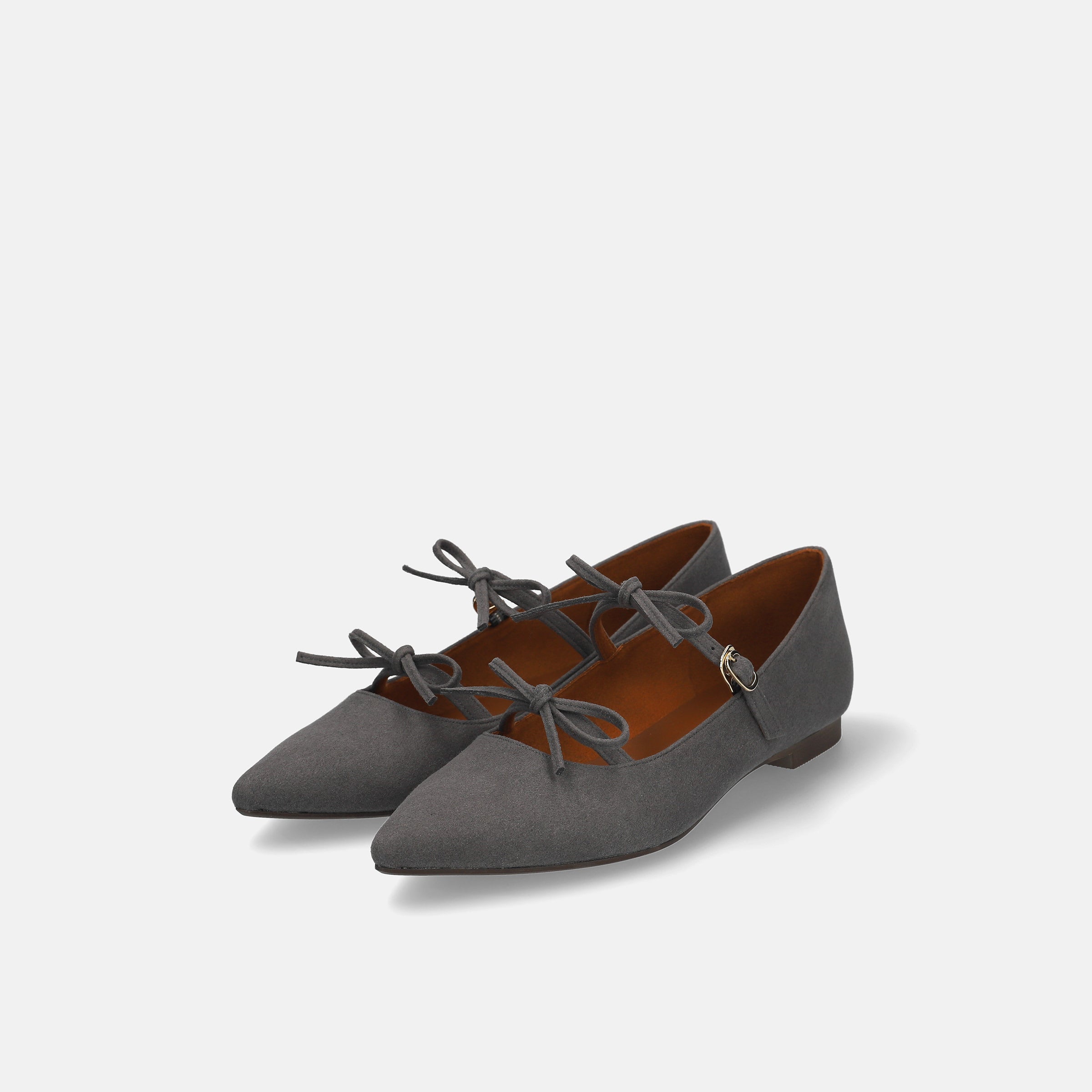 offen×UNMINOUコラボ ストライプリボンシューズ offen×UNMINOUコラボ ストライプリボンシューズ