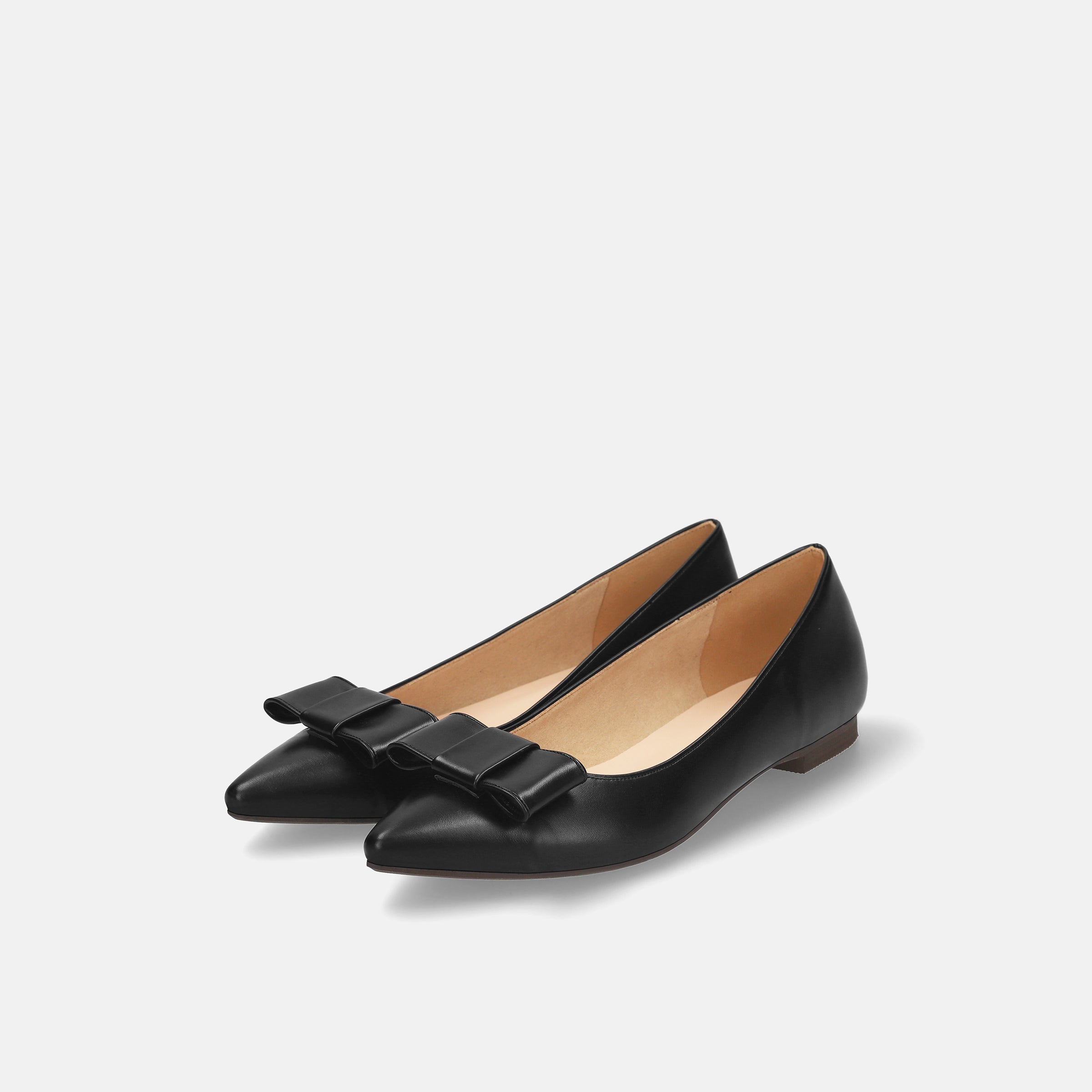 2025AW：リボン フラットシューズ（m17042）ブラック – mamian