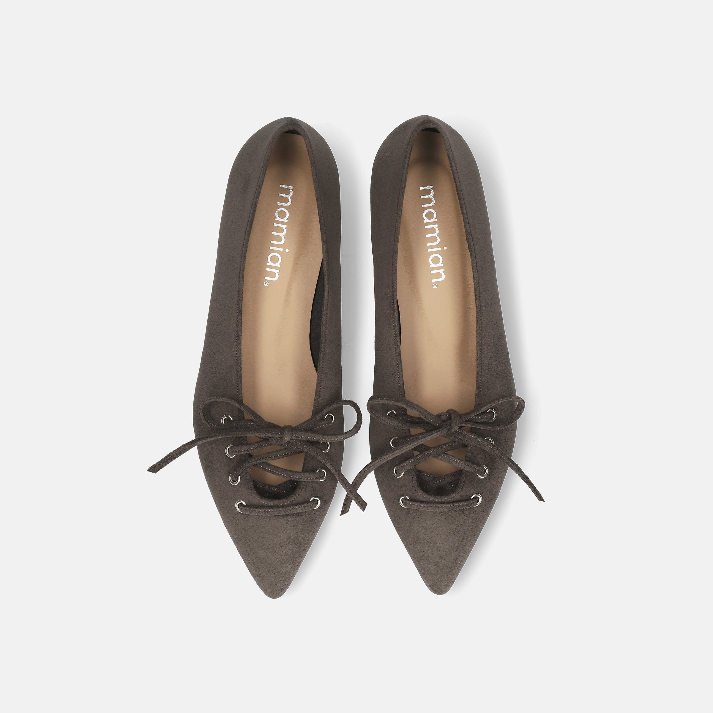 2025AW：レースアップデザイン フラットシューズ（m17060