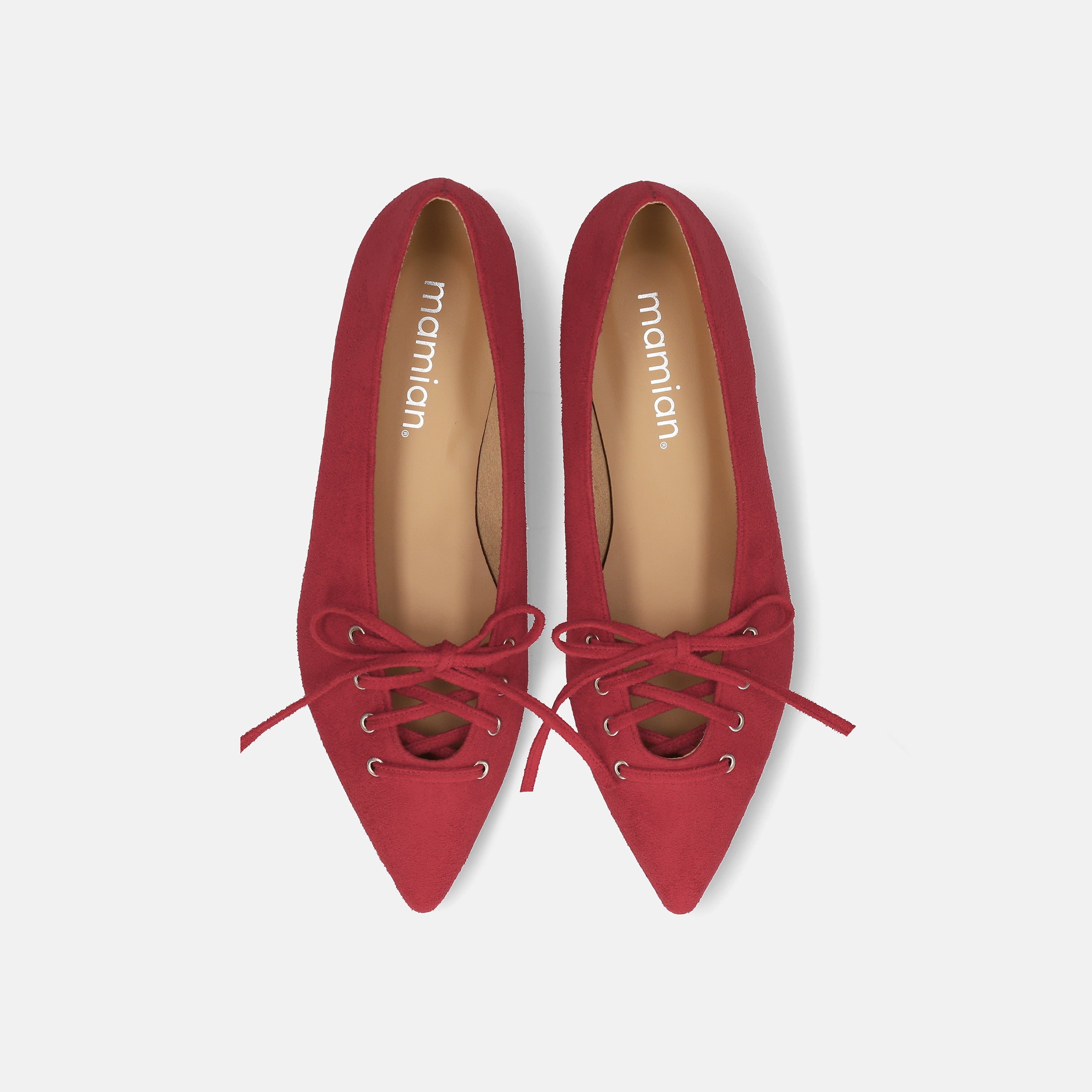 40%OFF：2025AW：レースアップデザイン フラットシューズ（m17060