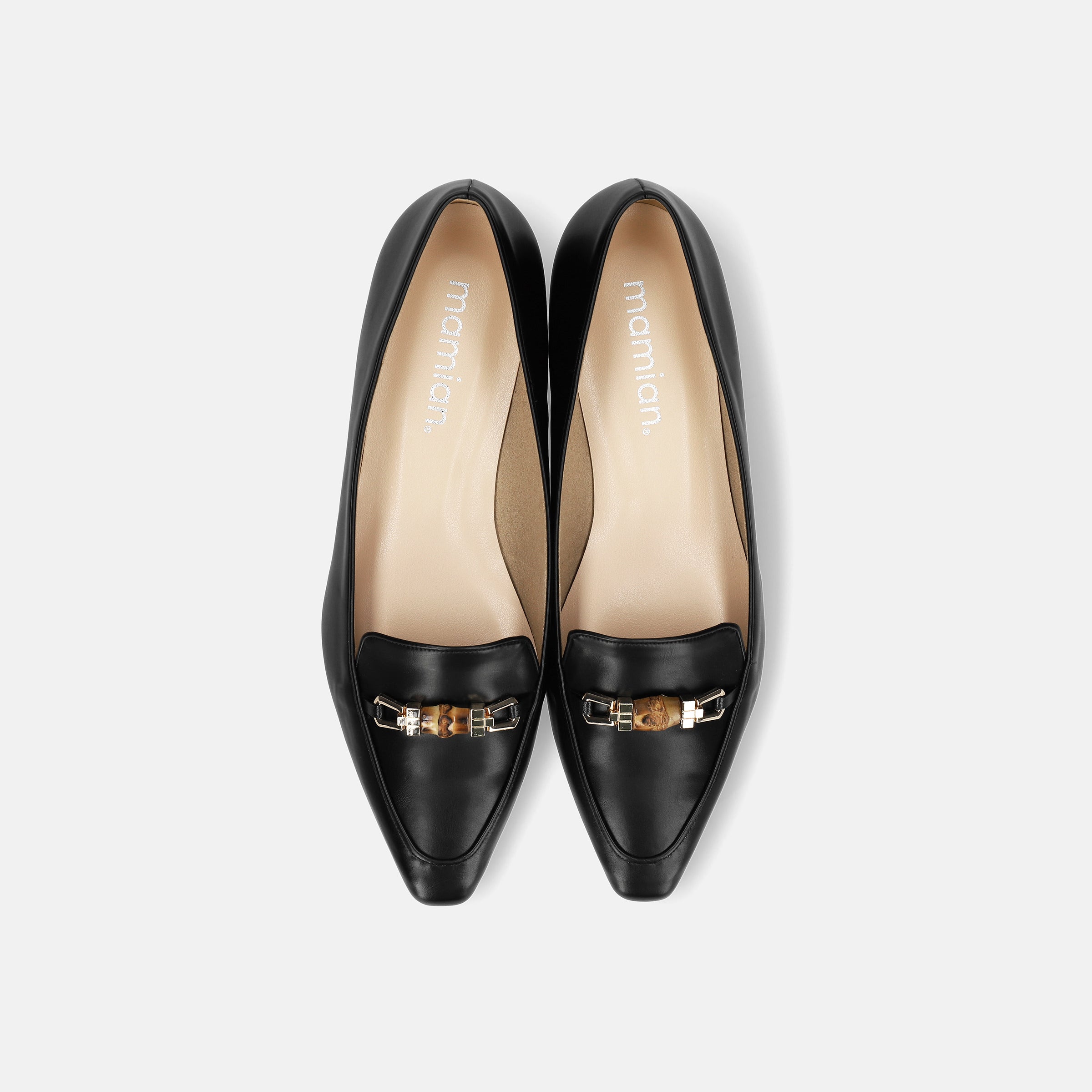 30%OFF：2025SS：バンブービット ローファー（m18003）ブラック