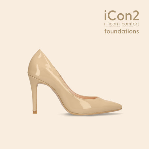 iCon2 Foundations 2024：ポインテッドトゥ パンプス（F970）メルティバニラ/mamian（マミアン）