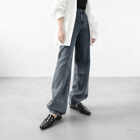 予約：2026SS：スクエアトゥローファー（m18016）ブラックE/mamian（マミアン）