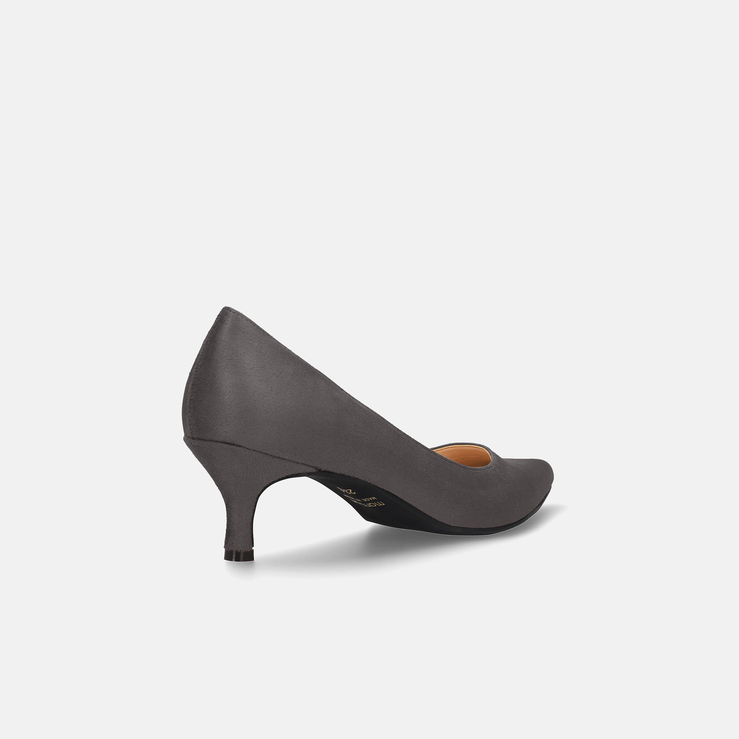 iCoN COLORS：ポインテッドトゥ スムース パンプス（C57173）ブラック