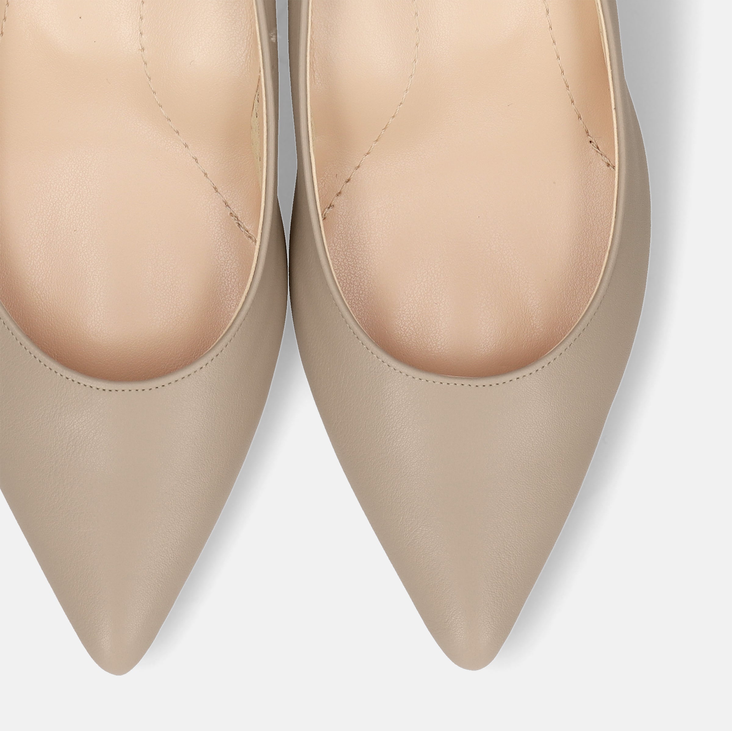 20%OFF：2025AW：iCoN COLORS：ポインテッドトゥ スムース パンプス