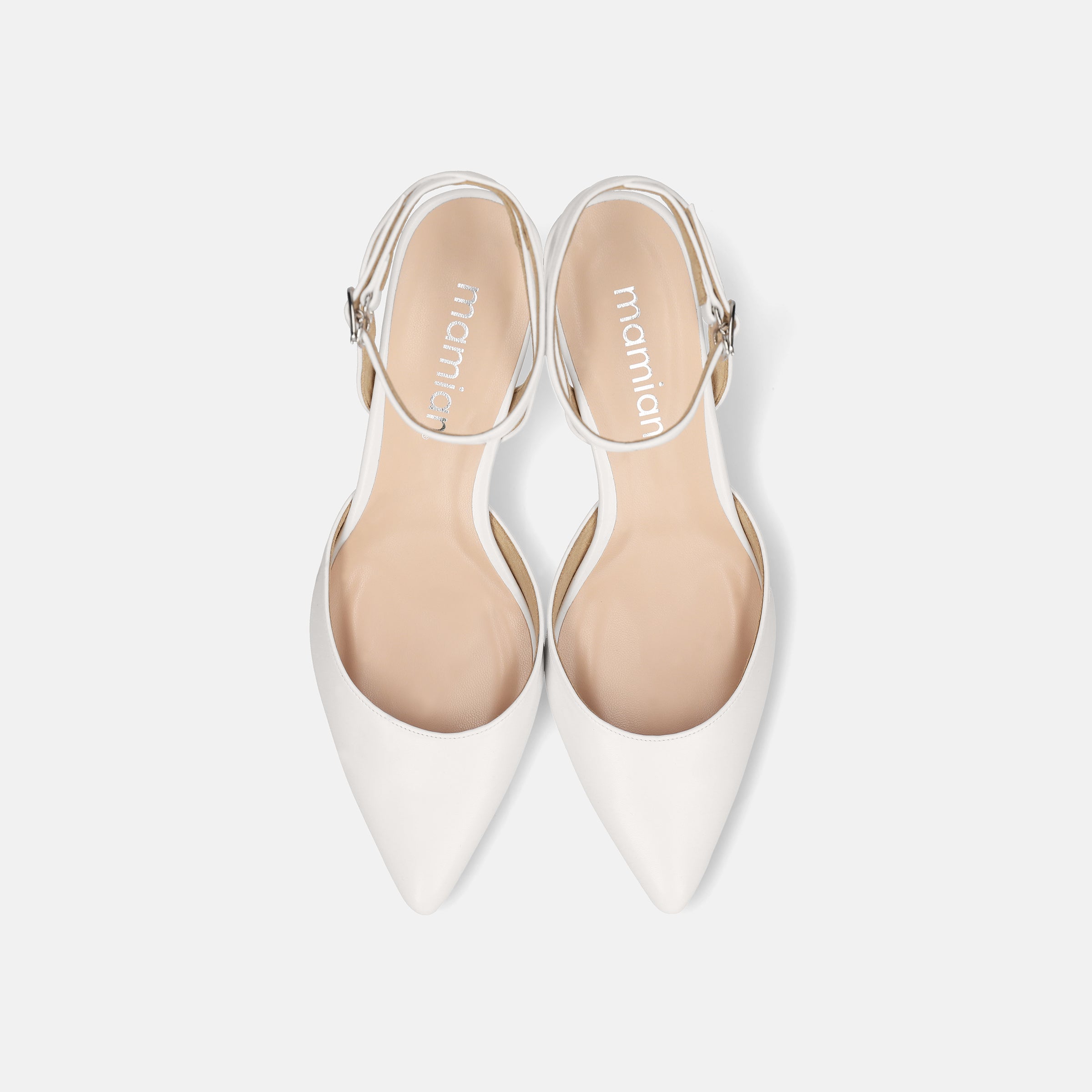 HAAVE ホワイト レース パンプス タラントン バイ ダイアナ TALANTON by DIANA ストーン付き