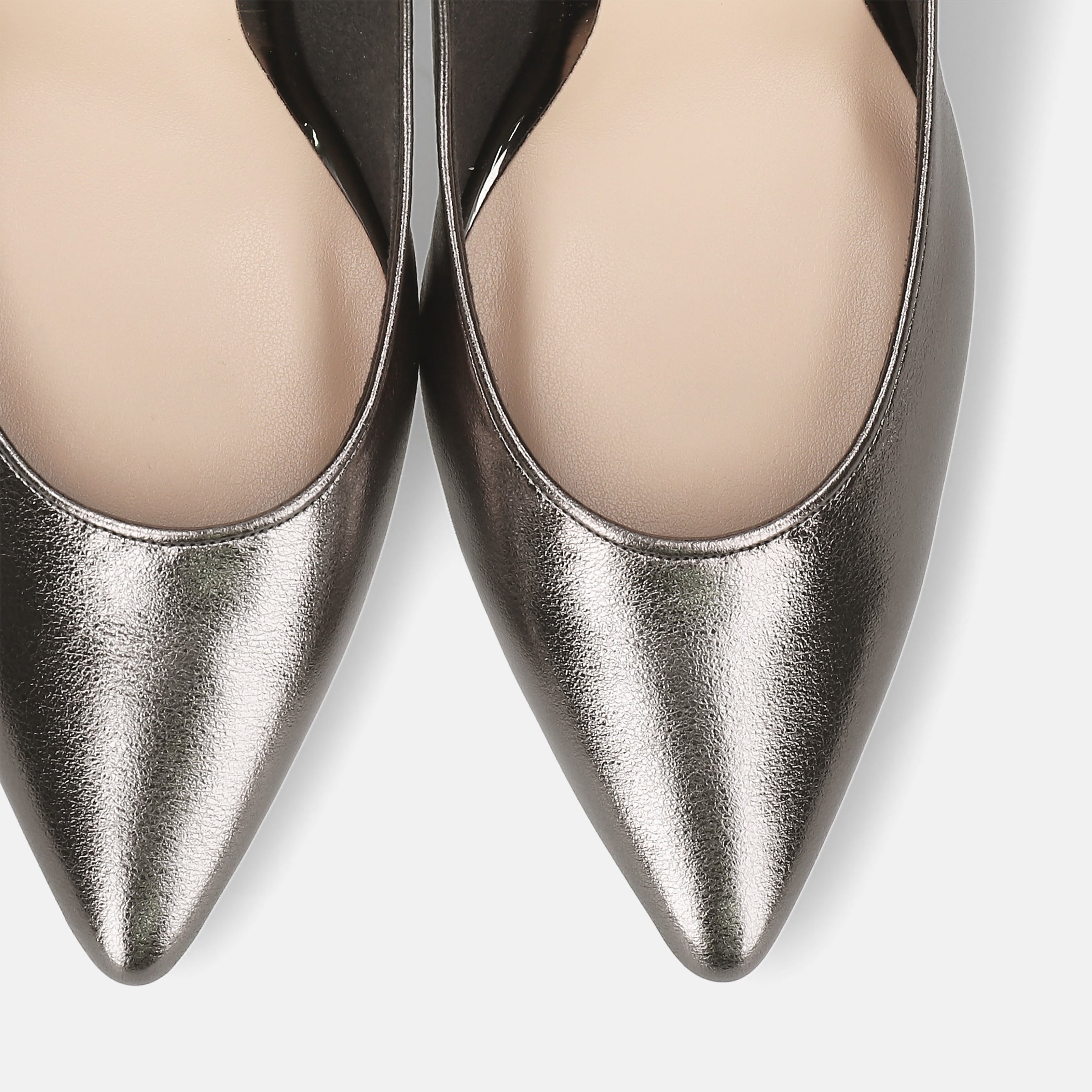 20%OFF：2025AW：ポインテッドトゥ パンプス（m81001）スチール