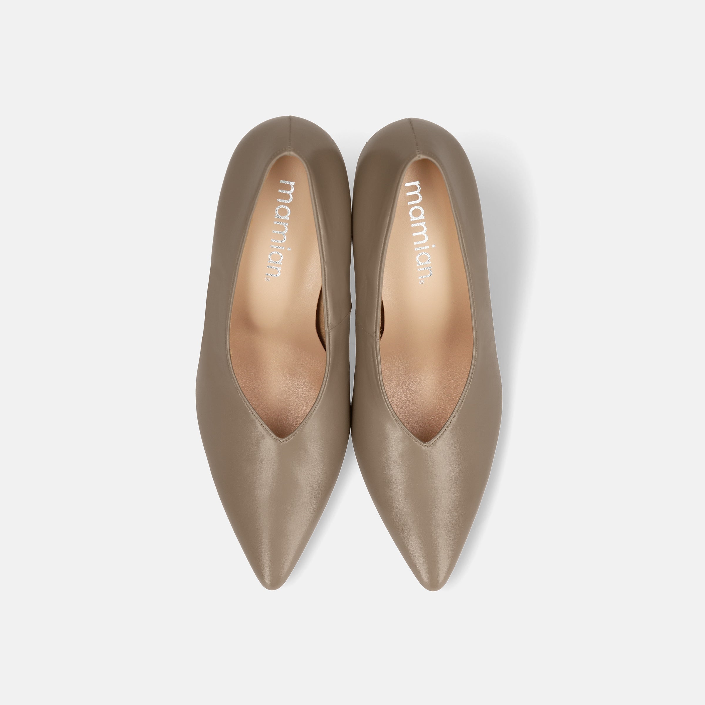 専用　タグ付き新品　MAMISSA 歩きやすい　快適　オープントゥ　パンプス MAMIAN パンプス スクエアトゥ メタルバックル付き フラット