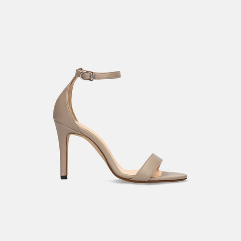 2026SS：ハイヒール ライン サンダル（3570）グレージュ