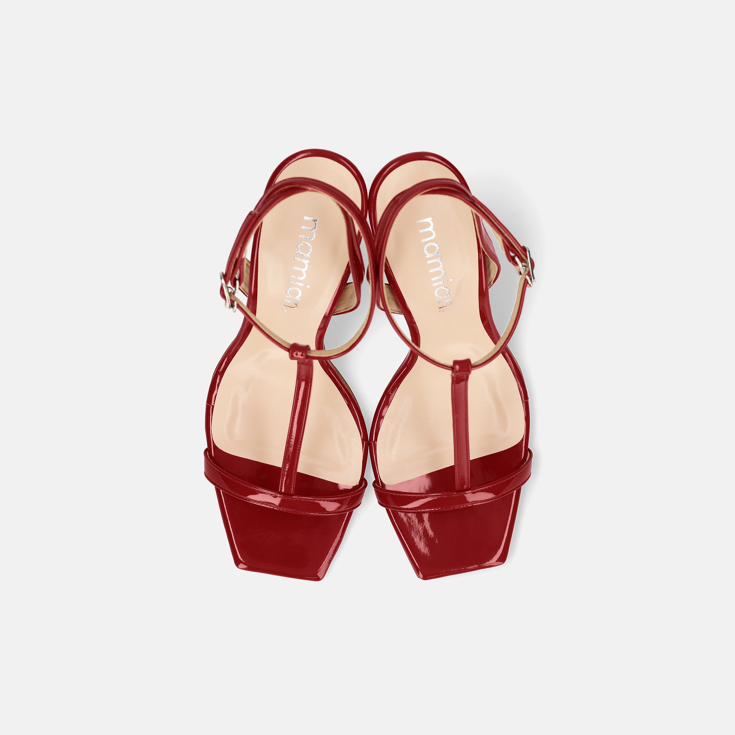 30%OFF：2026SS：Tストラップ サンダル（3588）レッドE – mamian