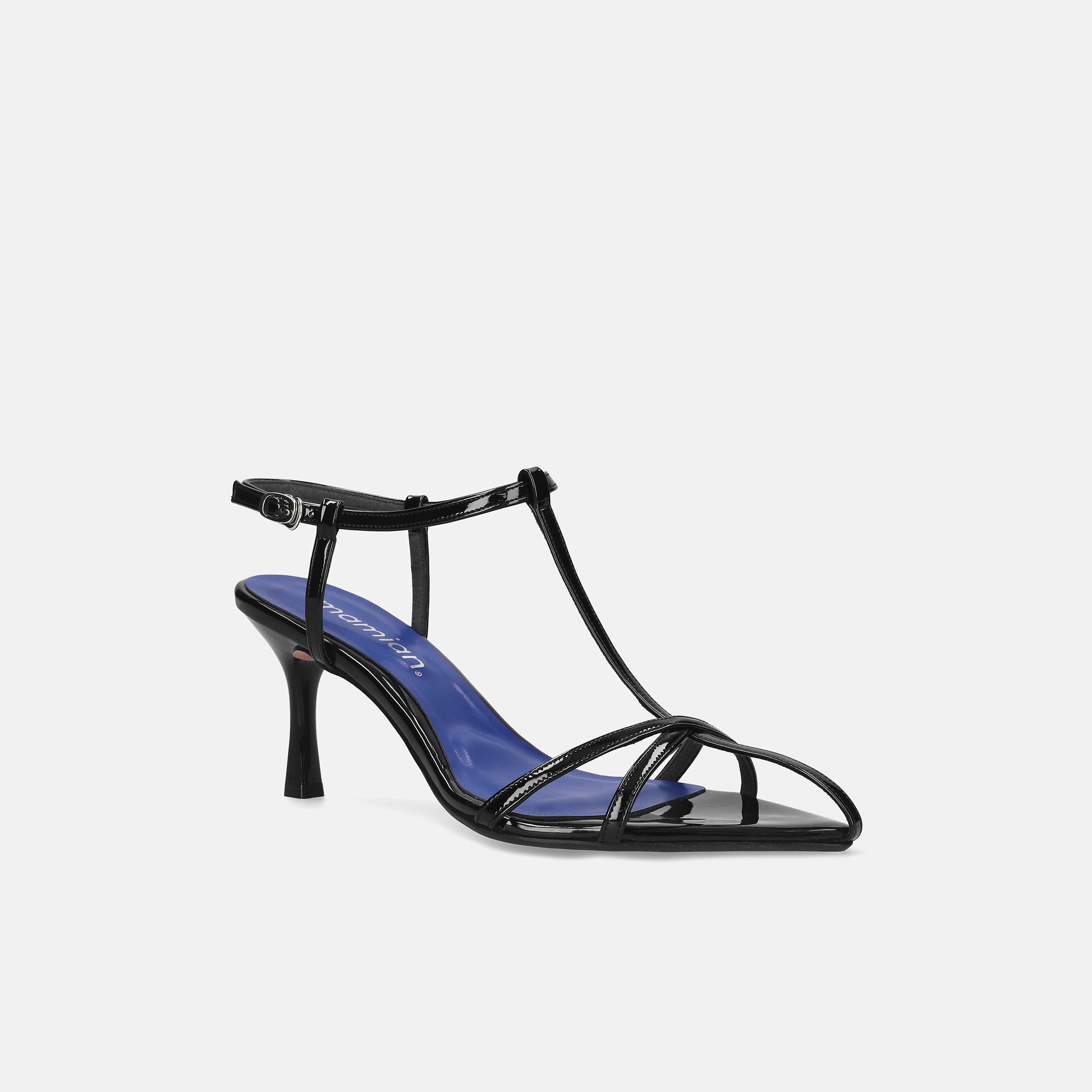 30%OFF：2025SS：ポインテッドトゥ Tストラップ サンダル