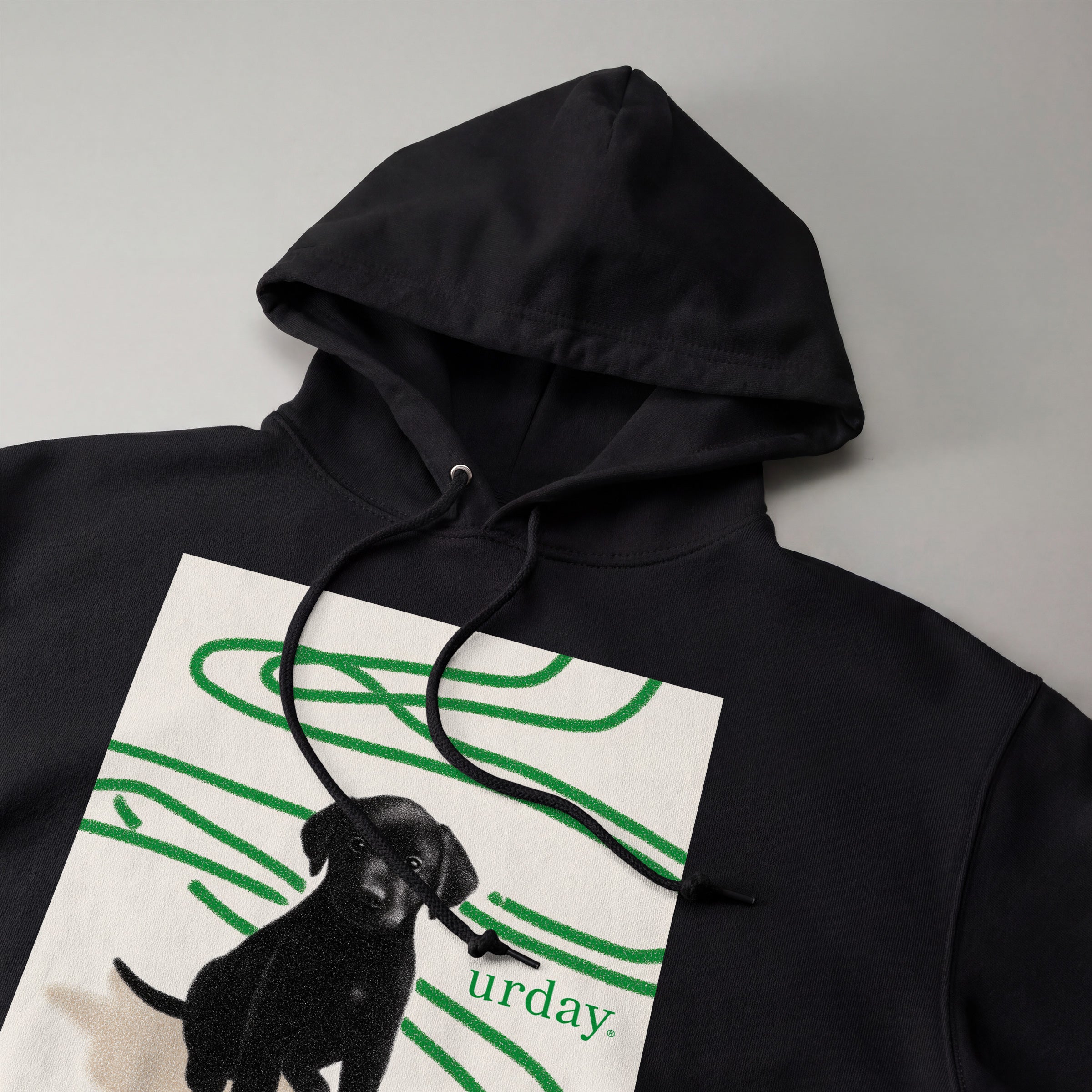 予約：urday【dog】アートワークスウェットプルパーカ（u-a-spk-0001