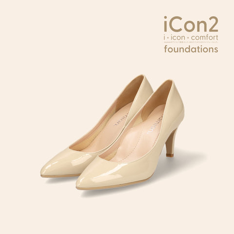 iCon2 Foundations 2023：ポインテッドトゥ パンプス（F7203）メルティペール/mamian（マミアン）