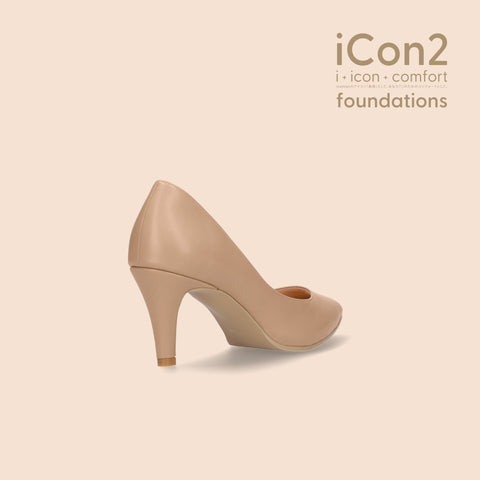 iCon2 Foundations 2023：ポインテッドトゥ パンプス（F7203）モイストメープル/mamian（マミアン）