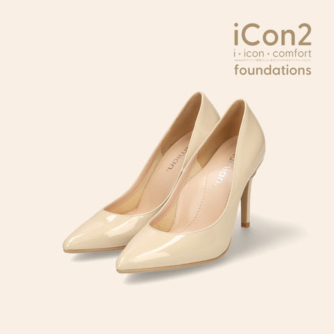 iCon2 Foundations 2024：ポインテッドトゥ パンプス（F970）メルティペール/mamian（マミアン）