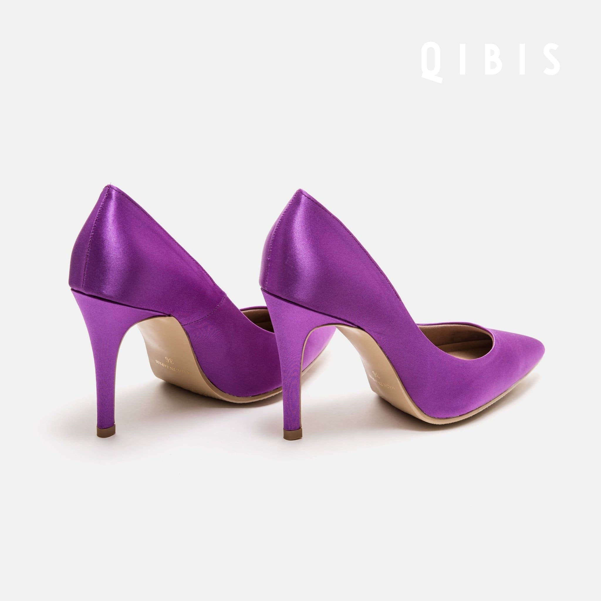 50%OFF：QIBIS ONE：9cmヒール ポインテッドトゥ パンプス（QM9004