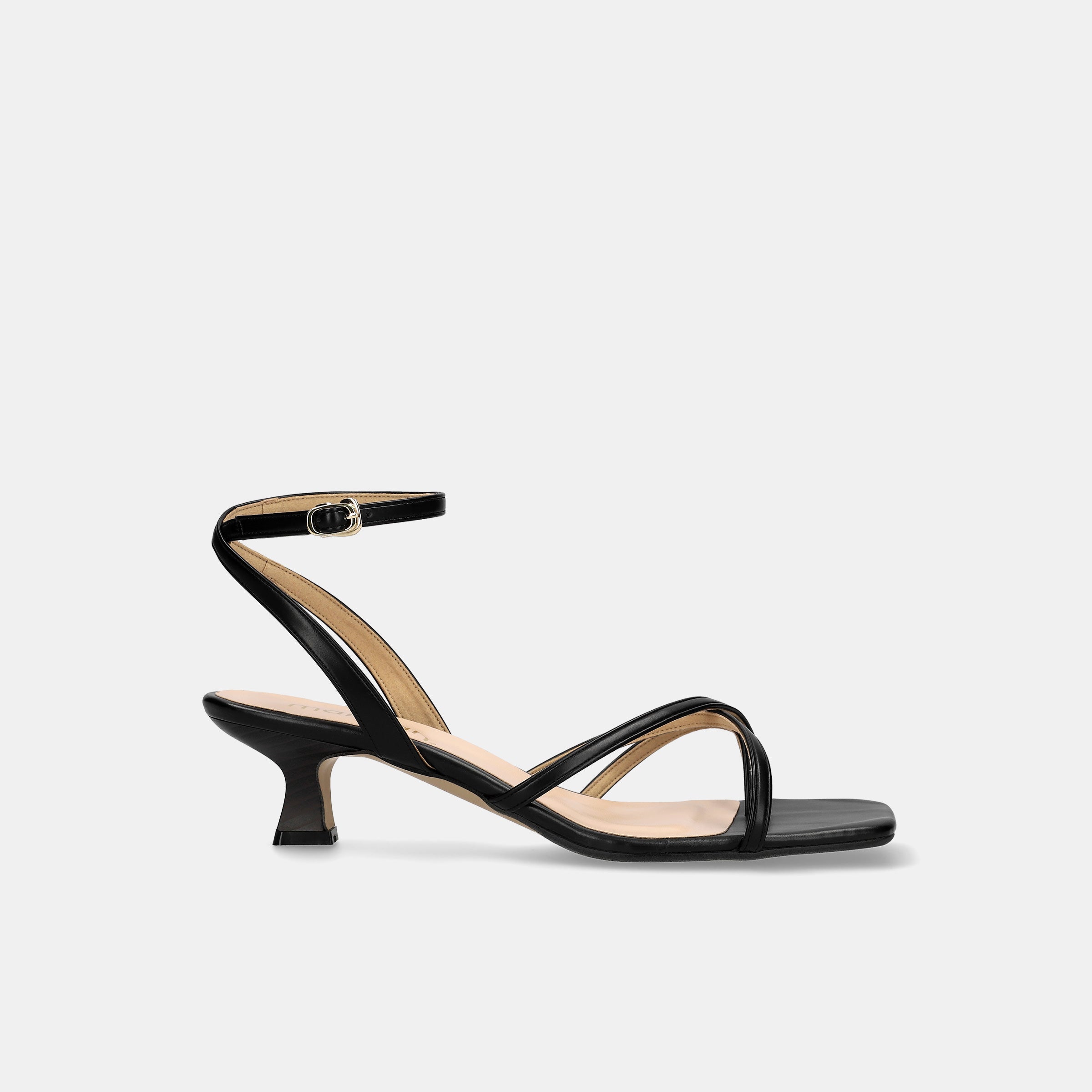 ホワイト トングサンダル 赤黒ストライプ 15%OFF：マルチプルストラップ トング サンダル（m50001